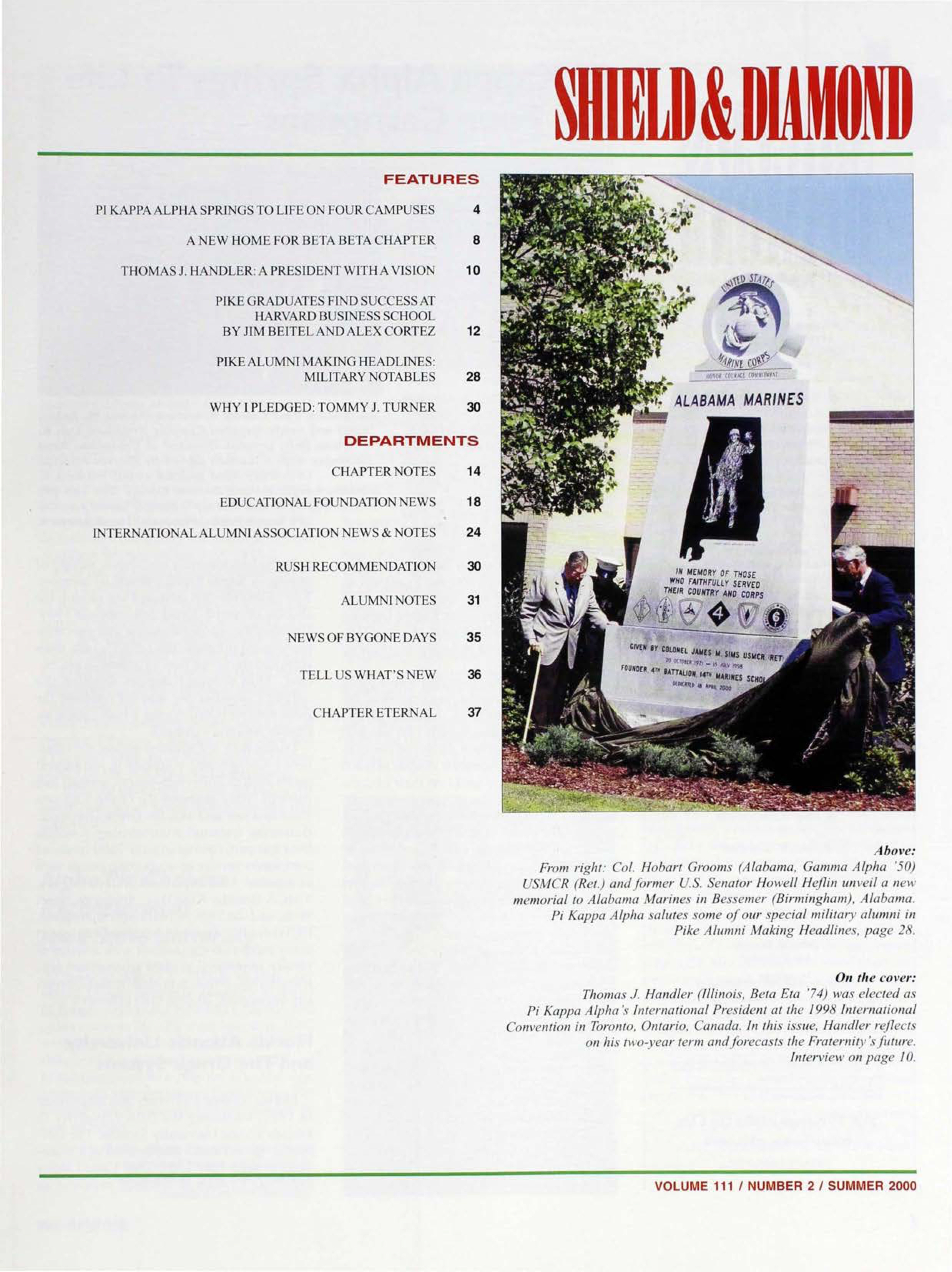 On The Cover, Summer 2000